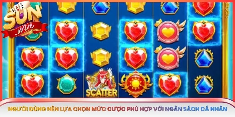 Người dùng nên lựa chọn mức cược phù hợp với ngân sách cá nhân