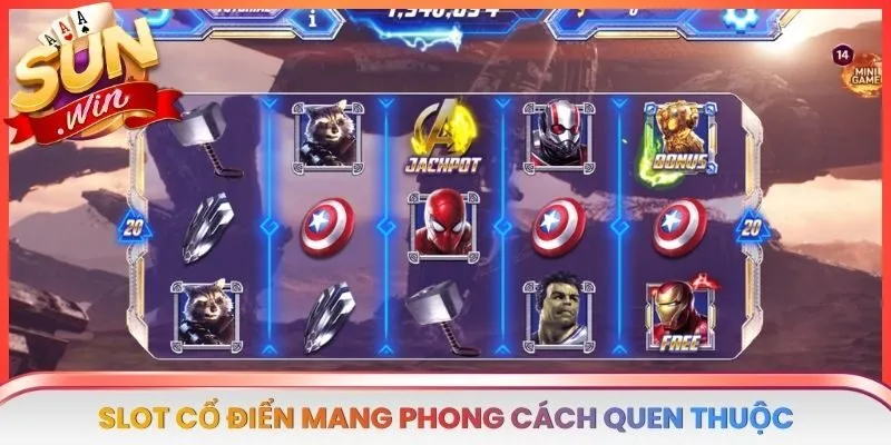Slot cổ điển mang phong cách quen thuộc với 3 trục quay và thiết kế đơn giản