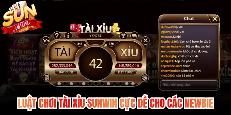 Luật chơi Tài Xỉu Sunwin cực dễ cho các newbie